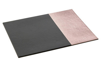 Geome Set of 4 Dipped Black and Rose Gol