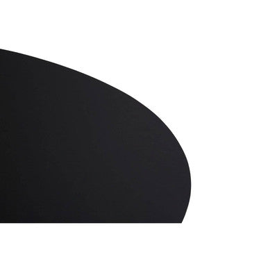 Catlins Pebble 4Pc Black Leather Placemats