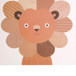 Set of 2 Lion Placemat and Coaster | Effy