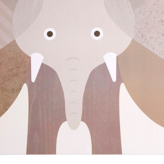 Effy Set Of 2 Elephant Placemat And Coaster