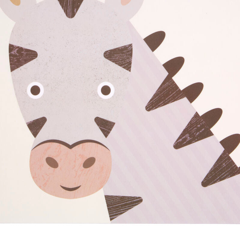 Effy Set Of 2 Zebra Placemat And Coaster