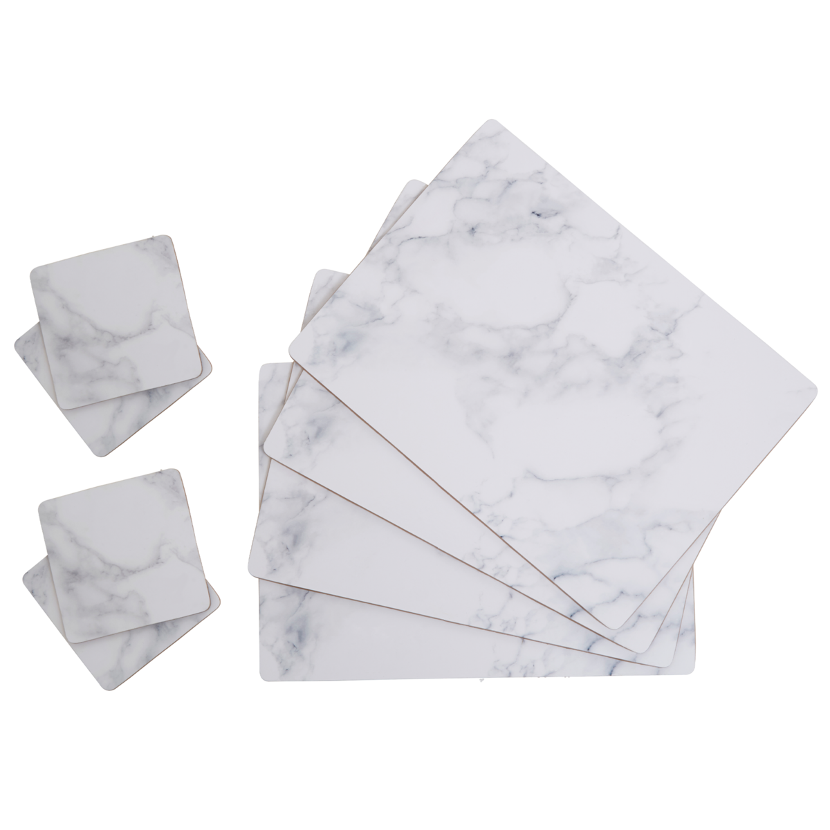 Zambie 8Pc Cork Placemats And Coasters