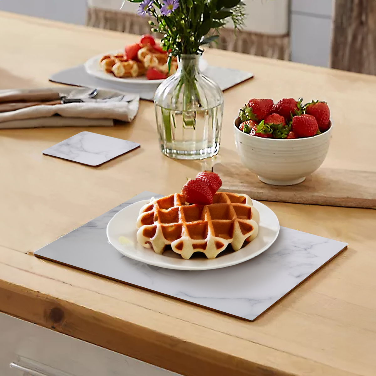 Zambie 8 Piece Cork Placemats And Coasters