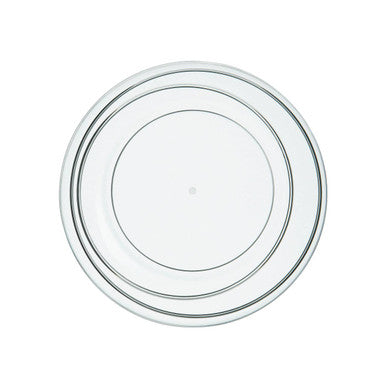 Clear Plastic Small Summer Plate