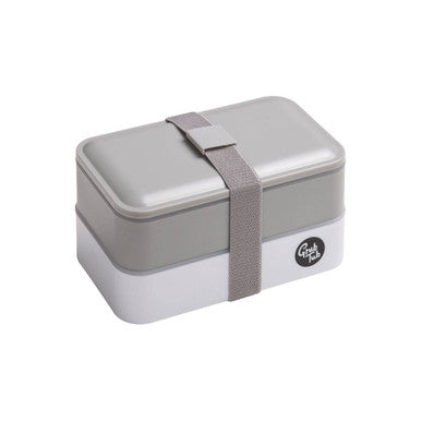 Grey Stackable Lunch Box | Grub Tub