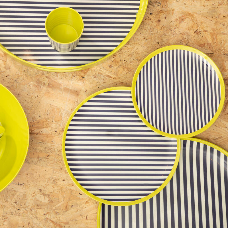 Stripe Tray with Handles | Mimo