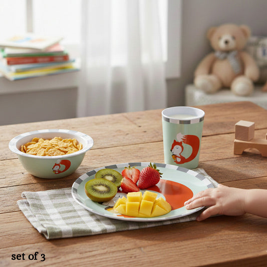 Mimo Kids Susie Squirrel Dinner Set