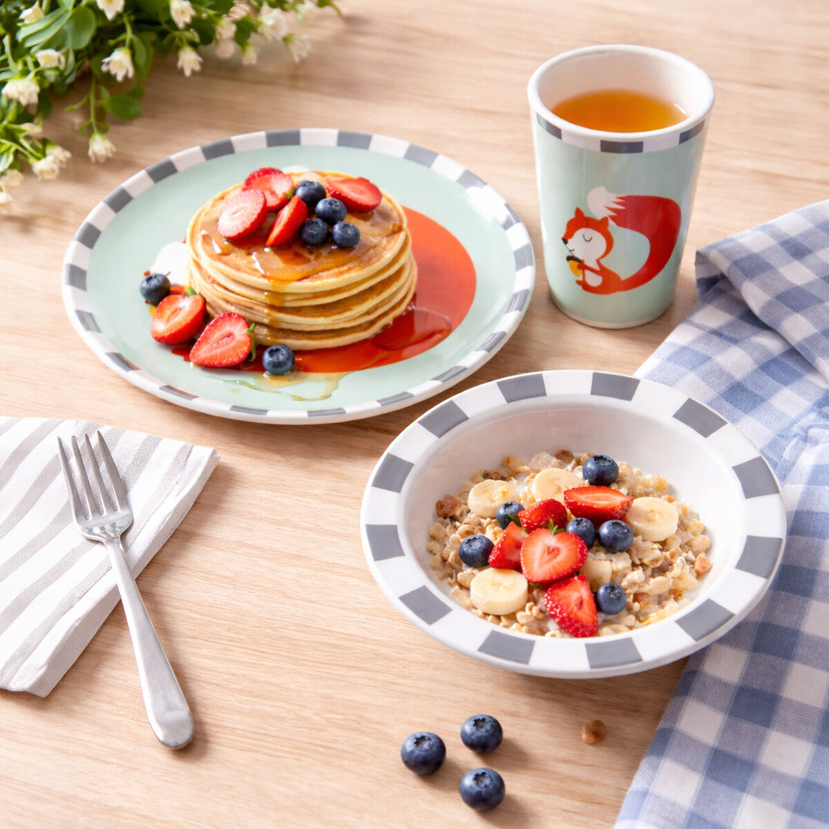 Mimo Kids Susie Squirrel Dinner Set
