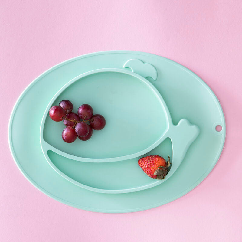 Silicone Divided Food Plate in Whale Shape | Kai