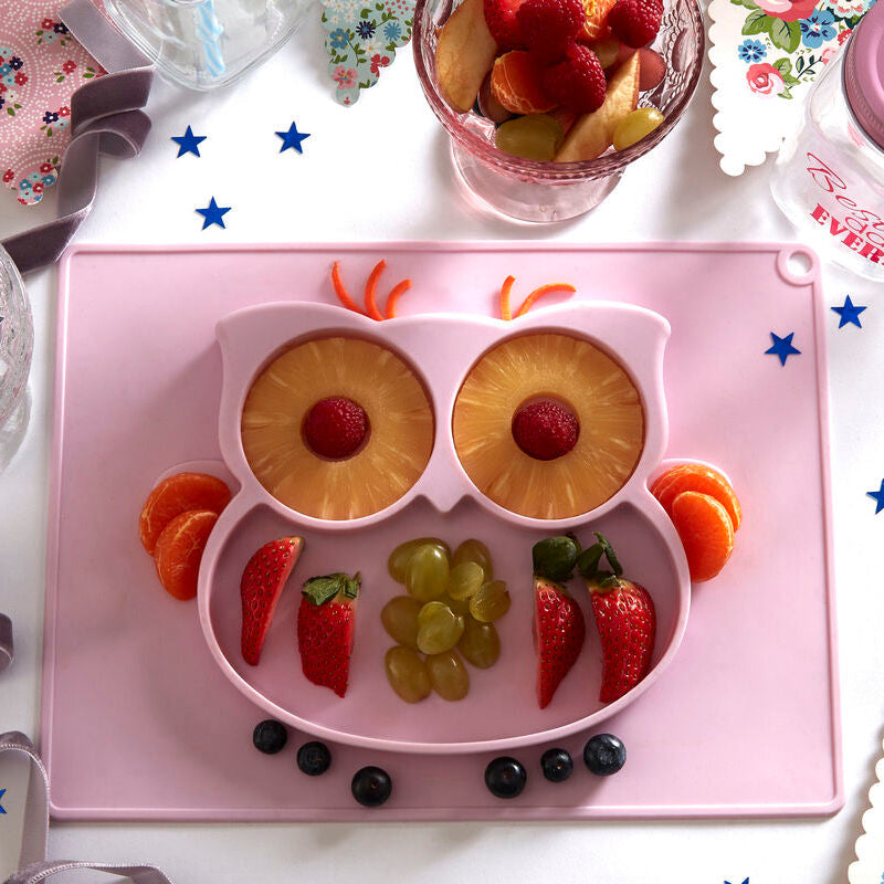 Kai Silicone Divided in Owl Shape | Food Plate