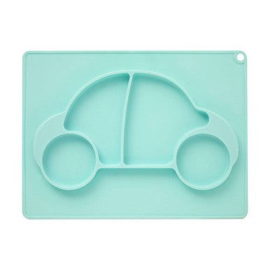 Kai Silicone Divided Food Plate in Car Shape