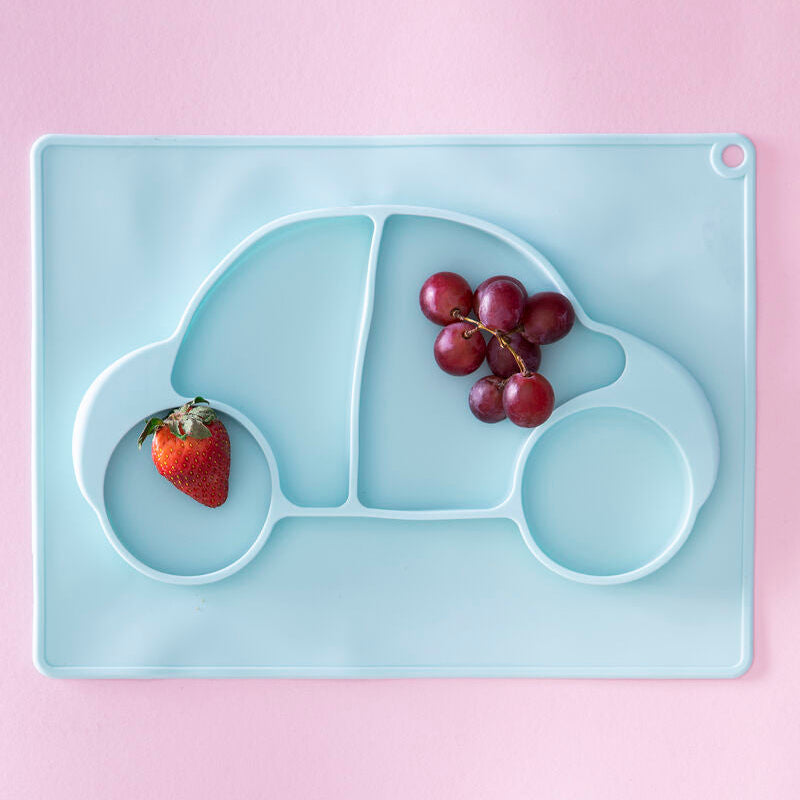 Silicone Divided Food Plate in Car Shape | Kai