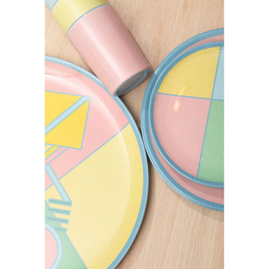 Set of 4 Melamine Dinner Plates | Mimo