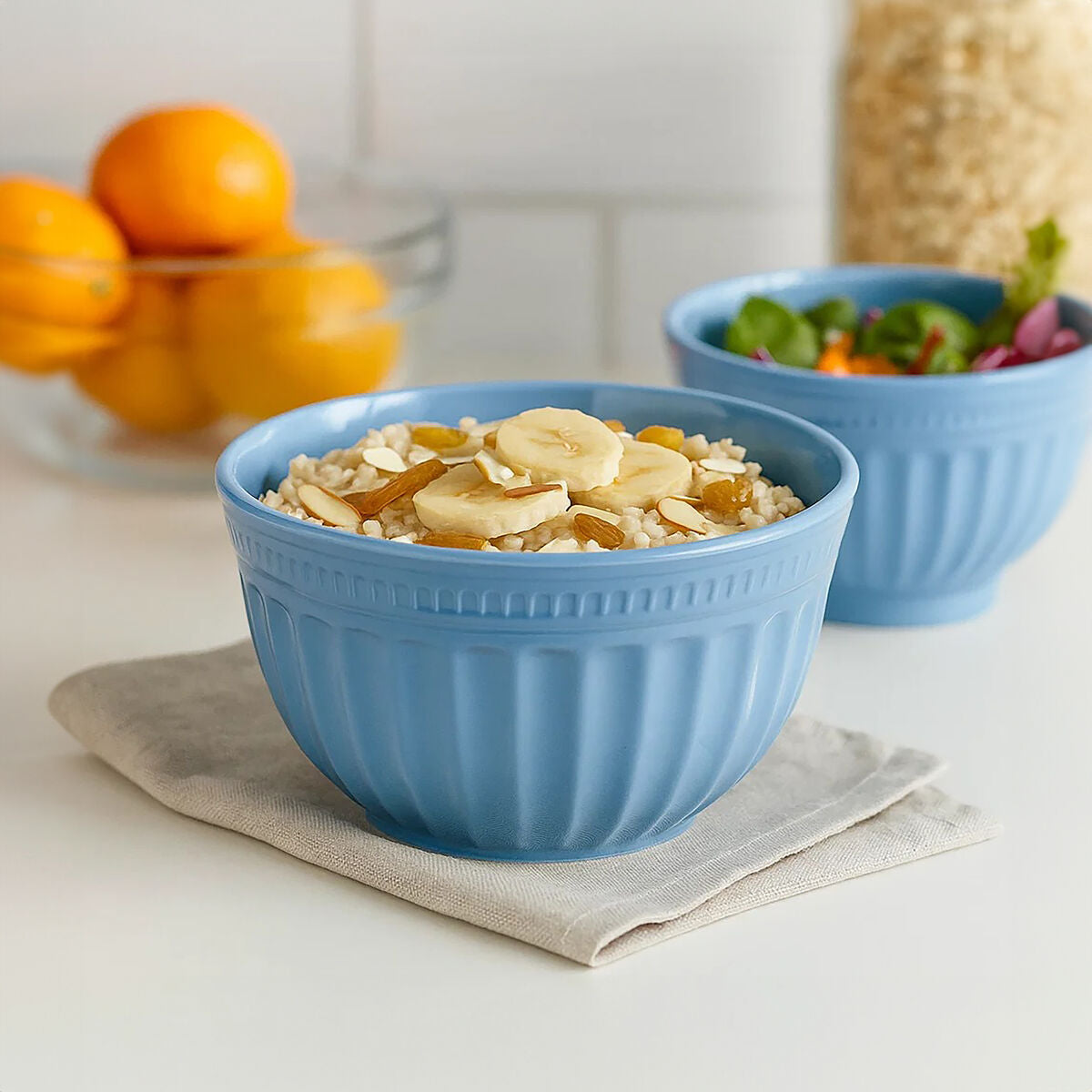 Alden Melamine Small Blue Mixing Bowl