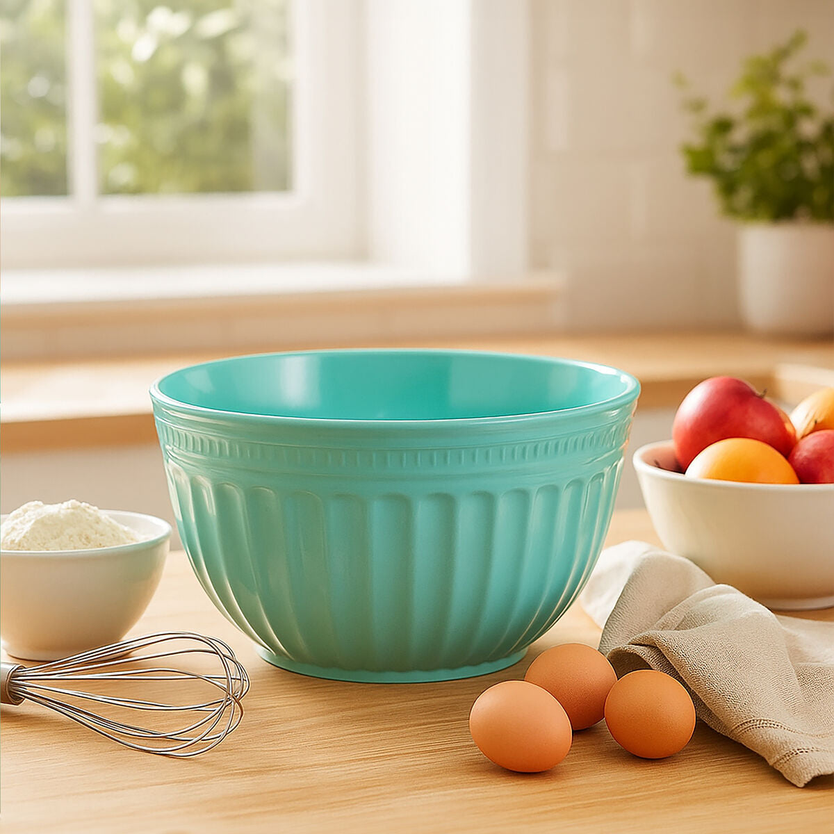 Alden Melamine Extra Large Green Mixing Bowl