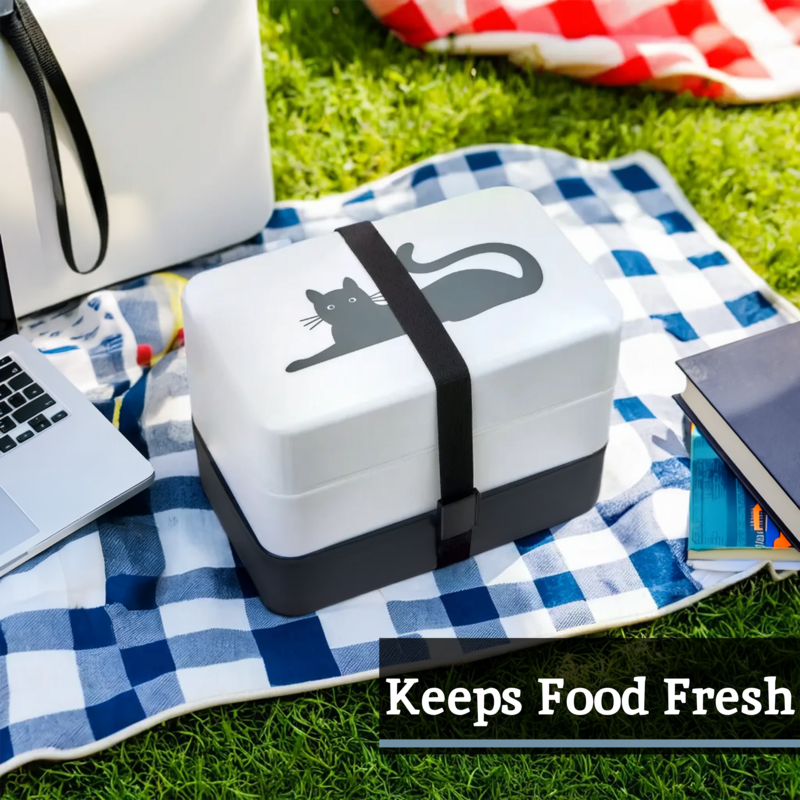 Grub Tub Cat Lunch Box With Cutlery