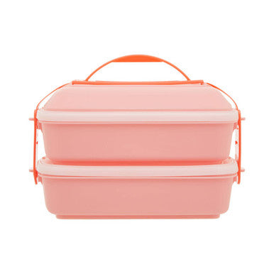 Grub Tub Pink Lunch Box With Cutlery