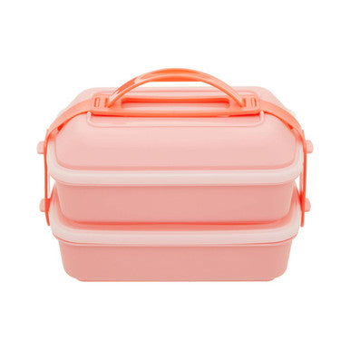 Grub Tub Pink Lunch Box With Cutlery