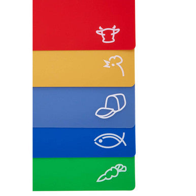 Set of 5 Flexible Chopping and Serving Boards