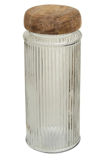 Garner Glass Storage Jar with Mango Wood Lid 2400ml