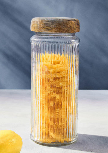 Garner Glass Storage Jar with Mango Wood Lid 2400ml
