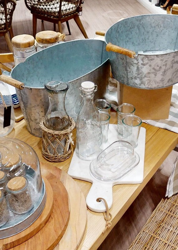 Olivia Clear Glass Butter Dish