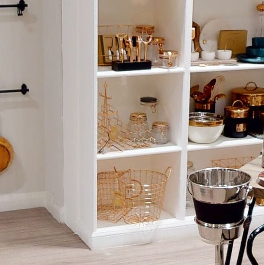 Retro Pastel Grey Glass Jar - 1500ml