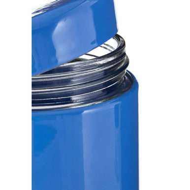 Blue Stainless Steel and Glass Storage Jar - 1500ml | Luca