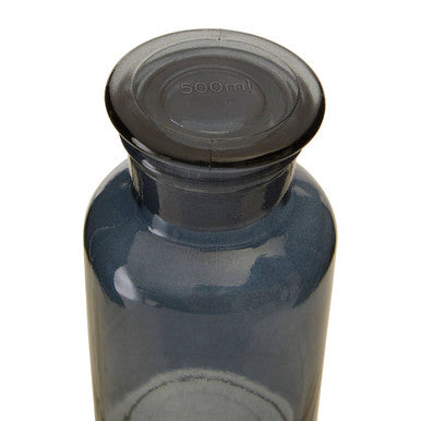 Large Smoke Grey Reagent Bottle | Apothecary