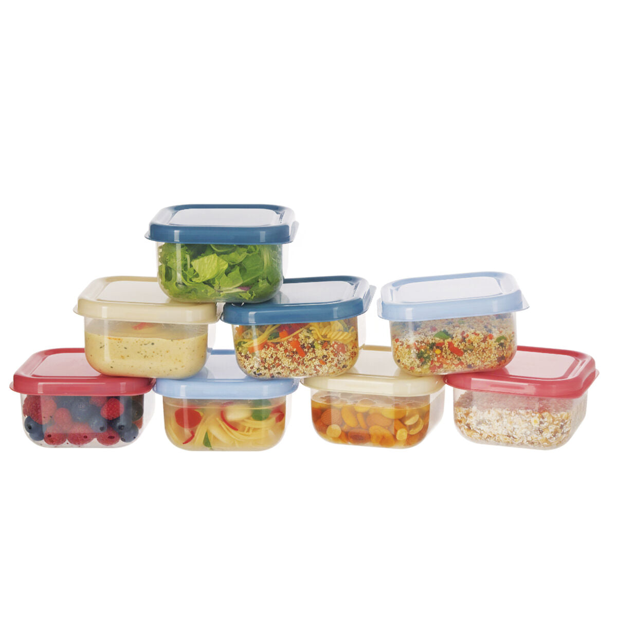 Bitty Set of 8 Multicolour | Mini Storage Containers