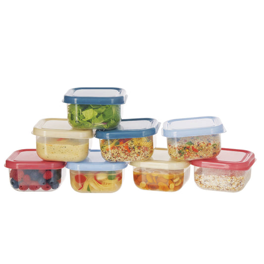 Bitty Set of 8 Multicolour Mini Storage Containers