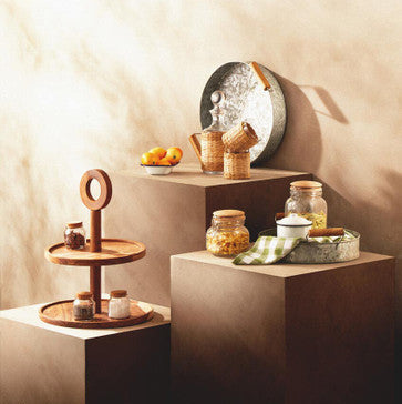 Tromso Set Of 6 Round Glass Jars