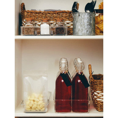 Tromso Set Of 6 Square Small Glass Jars