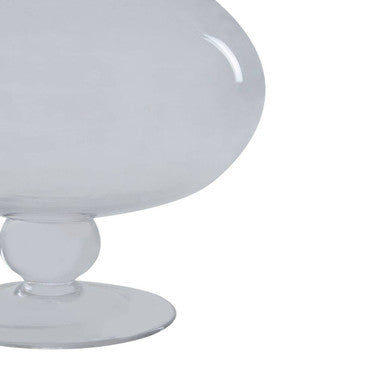 Olivia Clear Glass Small Candy Storage Jar