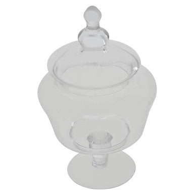 Olivia Clear Glass Candy Large Storage Jar
