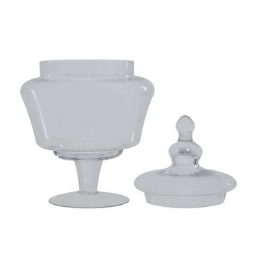 Olivia Clear Glass Candy Large Storage Jar