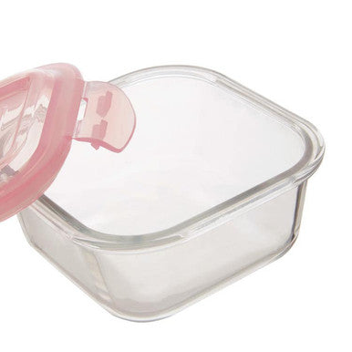 Freska 520Ml Square Glass Container