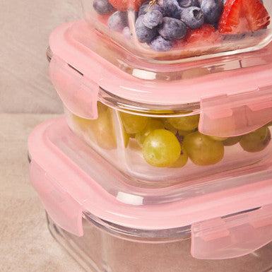 Freska 1040Ml Rectangular Glass Container