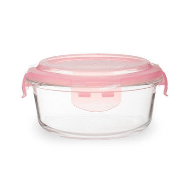 Freska 620Ml Round Glass Container