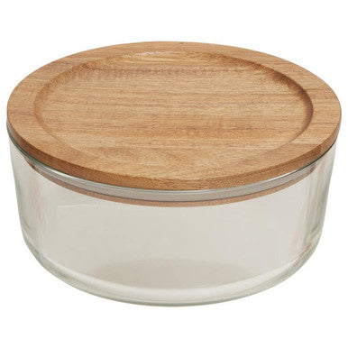 850Ml Glass Container with Acacia Lid | Freska