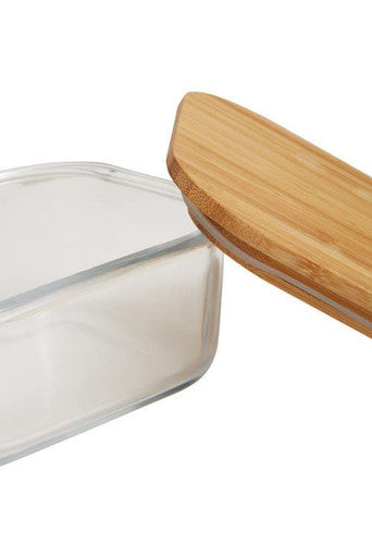 800Ml Glass Container with Bamboo Lid | Freska