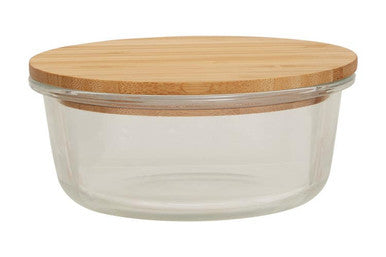 620Ml Glass Container with Bamboo Lid | Freska