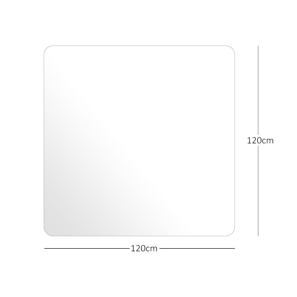 Chair Mat for Hard Floors - Transparent