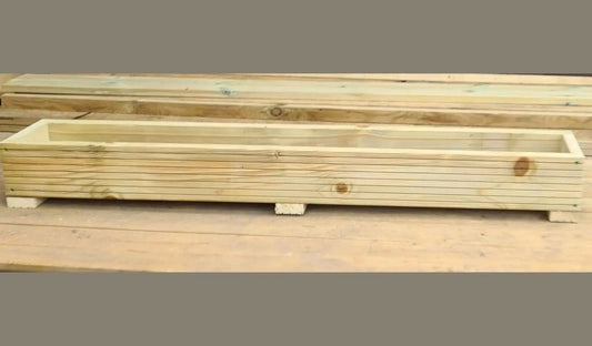 1.2m Wooden Decking Garden Planter