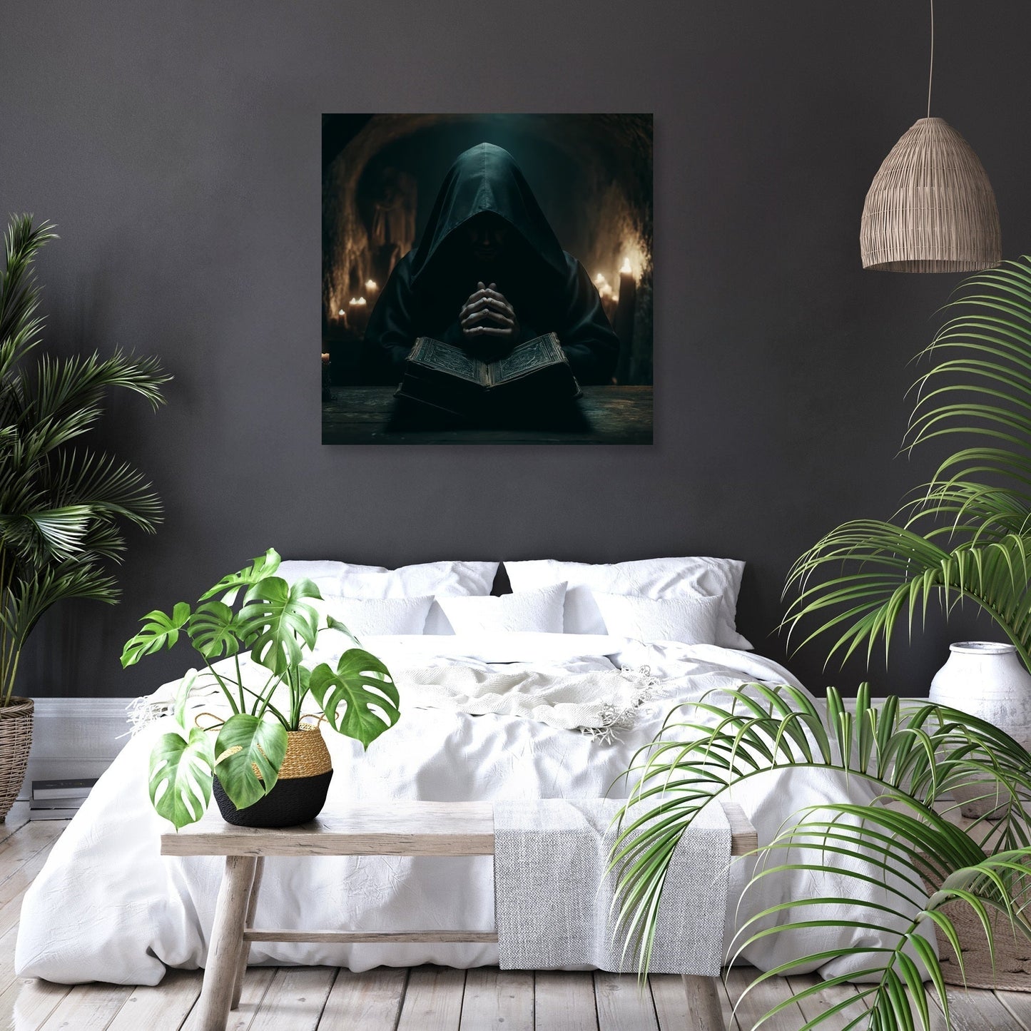 Monastery of Shadows Canvas