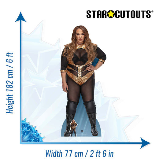 SC1210 WWE Nia Jax aka Savelina Fanene Cardboard Cut Out Height 183cm