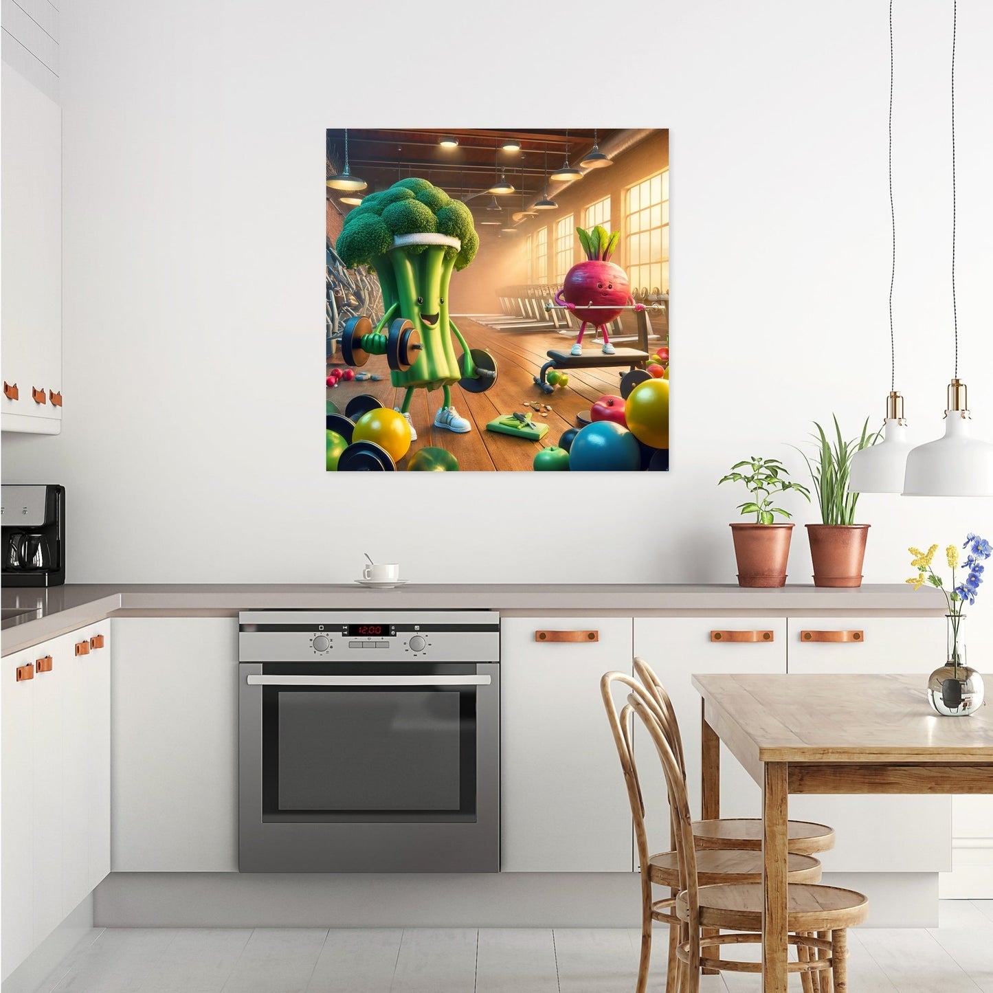 Broccoli's Gym Endeavor Canvas