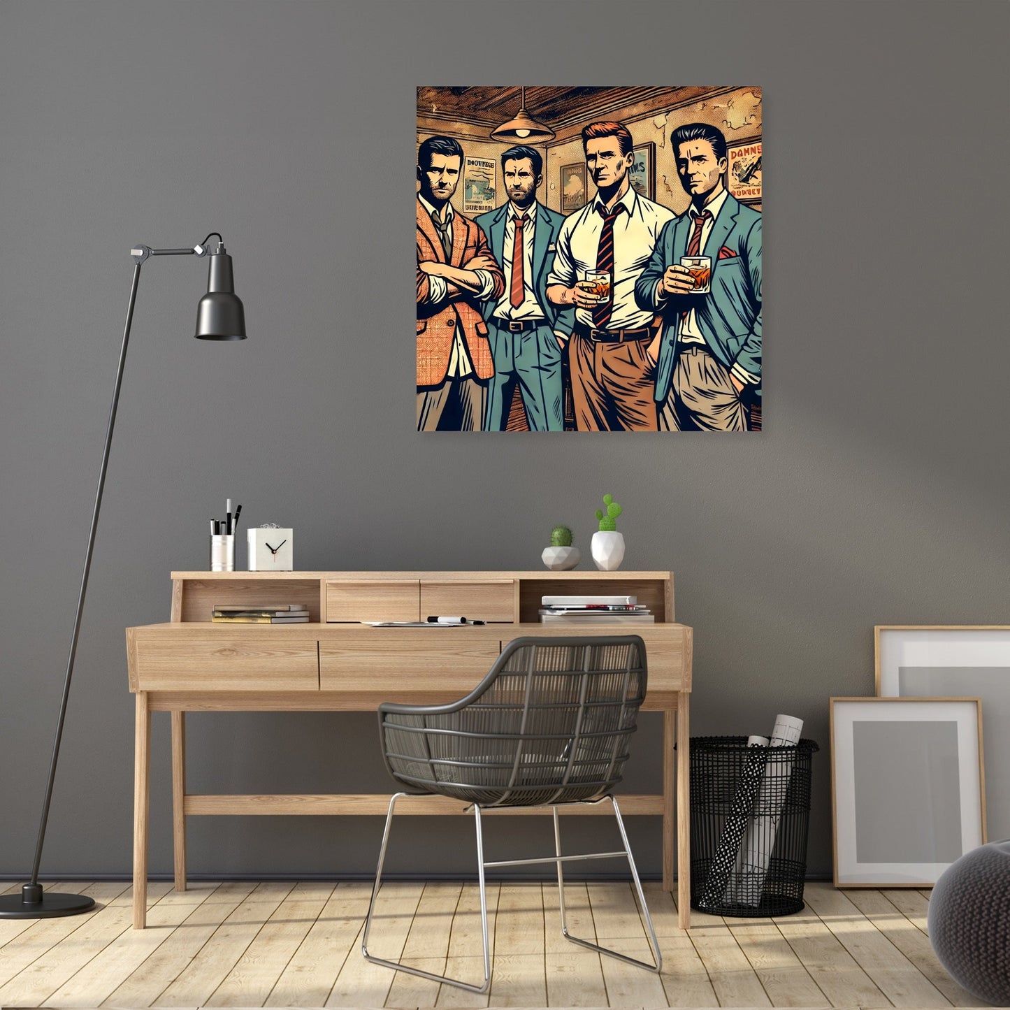 Suits and Whiskey Canvas