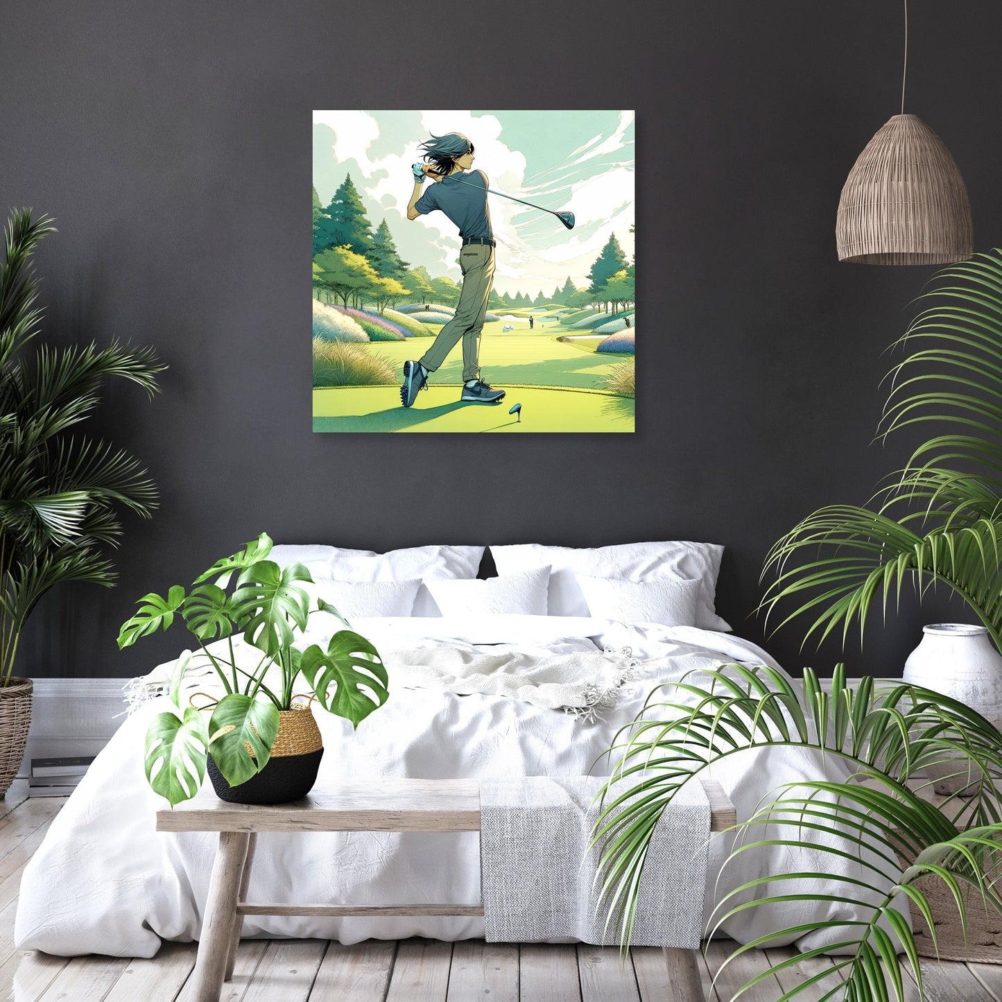 Serene Swing Canvas