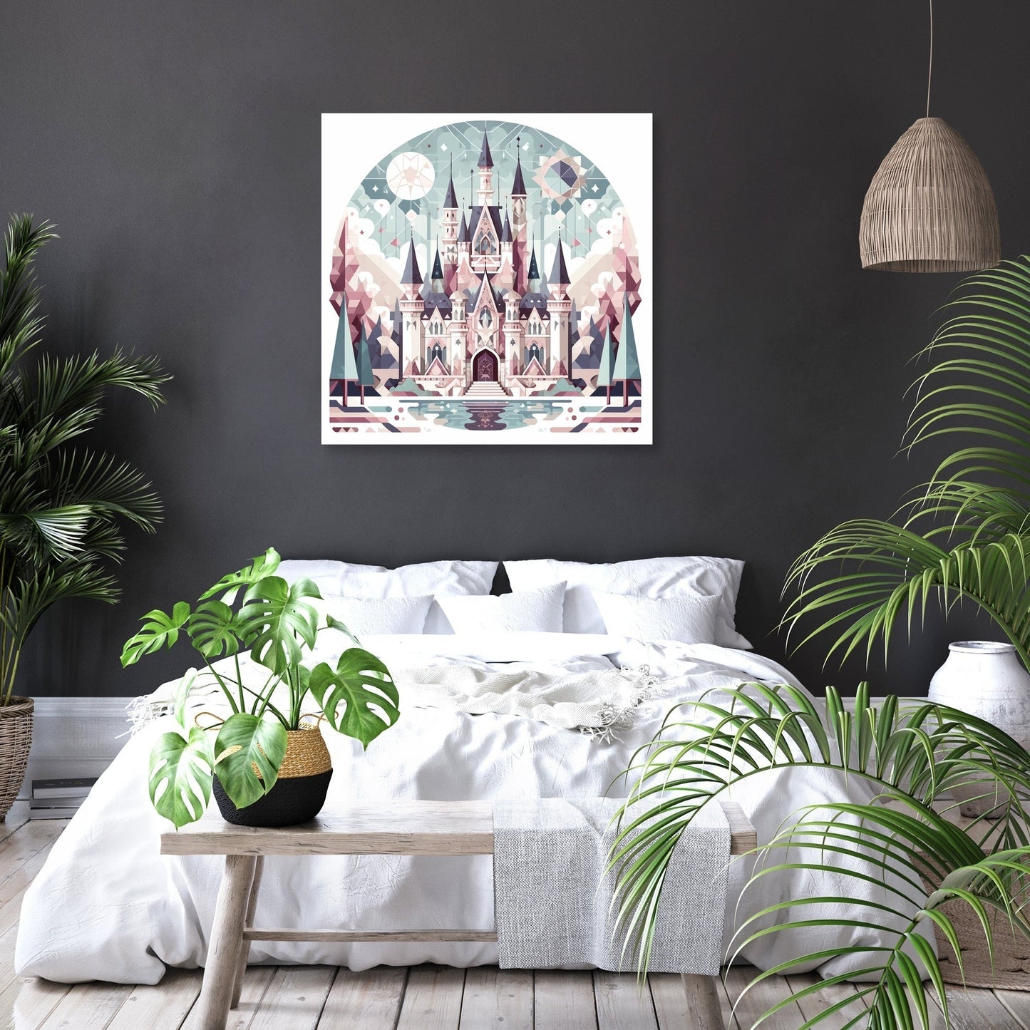 Whimsical Castle Canvas